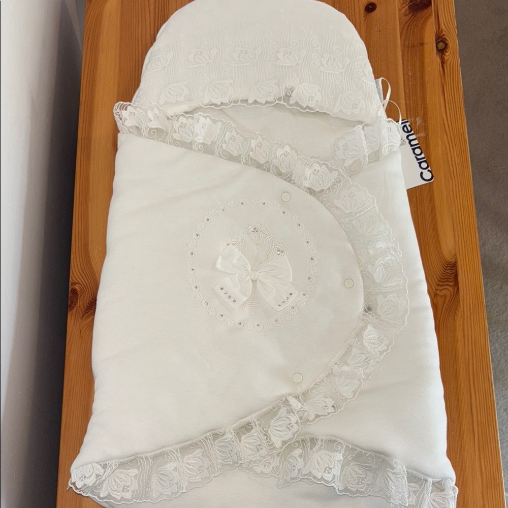 Caramell White blanket